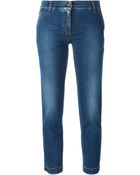 Dolce & Gabbana Cropped Slim Jeans - Lyst