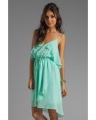 Dolce Vita Alia Tie Dye Tank Dress in Mint - Lyst
