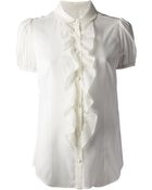RED Valentino Ruffle Blouse - Lyst