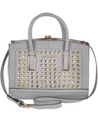 River Island Grey Studded Frame Bag - Lyst