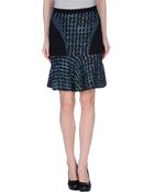 Pf Paola Frani Knee Length Skirt - Lyst
