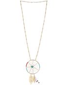 Aurelie Bidermann Dreamcatcher Gold-Plated Necklace - Lyst