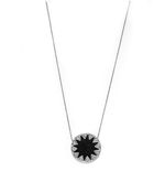 House Of Harlow Mini Pave Sunburst Necklace - Lyst