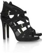 Giuseppe Zanotti Suede Platform Sandals - Lyst