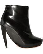 Maison Margiela 100mm Leather Low Boots - Lyst