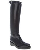 Ann Demeulemeester Riding Boot - Lyst