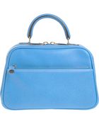 Valextra Medium S Line Top Handle Bag - Lyst