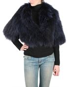 Frame Denim Fox Bolero Fur Coat - Lyst
