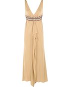 Haute Hippie Beaded Crepe-jersey Dress - Lyst