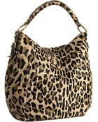 Prada Sand Leopard Dyed Calf Hair Hobo - Lyst