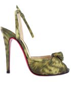 Christian Louboutin Gress Mule Camouflage Sandals - Lyst