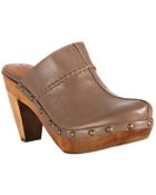 Corso Como Leather Godiva Clog Platform Mules - Lyst