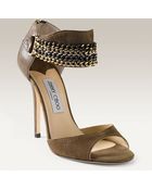 Jimmy Choo Jenna Chain Cuff Sandal - Lyst
