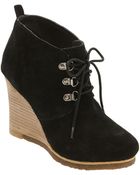 Steve Madden Dessertt Wedge Bootie - Lyst