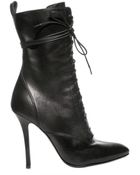 Balmain 110mm Nappa Laced Boots - Lyst