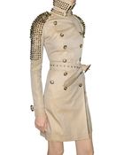 Burberry Prorsum Studded Gabardine Trench Coat - Lyst