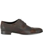 Dolce & Gabbana Waxed Suede Derby Lace-up Shoes - Lyst