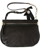 Lanvin Amalia Lamb Cabas Crossbody - Lyst