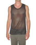Marc Jacobs Net Cotton Tank Top - Lyst