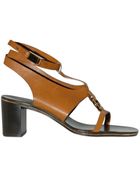 Ferragamo 55mm Calfskin Sandals - Lyst