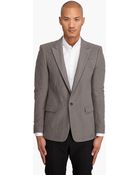 Marc Jacobs Grey Felt Blazer - Lyst