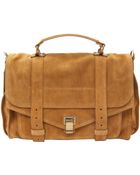 Proenza Schouler Large Suede Ps1 Bag - Tabacco - Lyst