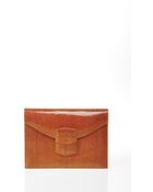 Oscar de la Renta Lizard Grafton Clutch - Lyst