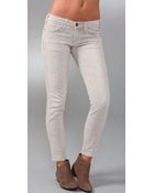 Current/Elliott The Ankle Skinny Jeans - Lyst