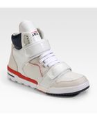 Diesel Deco Impression Strap High-top Sneakers - Lyst
