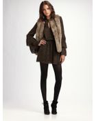 Parker Fur Vest - Lyst