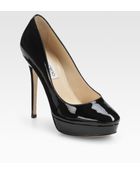 Jimmy Choo Cosmic Patent Leather Pumps - Lyst