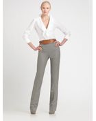 Ralph Lauren Black Label Bernicia Ruffled Front Shirt - Lyst