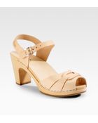 Swedish Hasbeens Peep-toe Sandals - Lyst