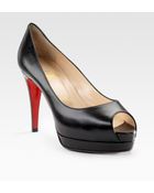 Christian Louboutin Altadama Peep-toe Pumps - Lyst