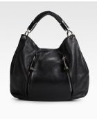 Michael Kors Tonne Leather Hobo - Lyst