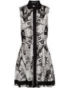 Proenza Schouler Sleeveless Printed Shirt Dress - Lyst