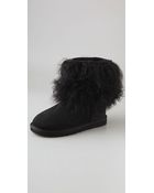 Ugg Sheepskin Cuff Boots - Lyst
