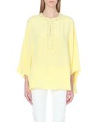 Emilio Pucci Silk Embellished Top - Lyst