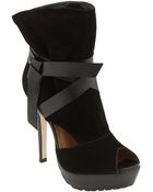 Corso Como Christian Peep Toe Bootie - Lyst