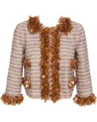 Marc Jacobs Heavily Embellished Wool-blend Jacket - Lyst