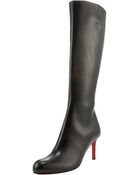 Christian Louboutin Simple Botta Leather Boot - Lyst