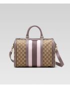 Gucci Vintage Web Medium Boston Bag - Lyst