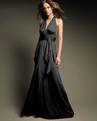 Halston Heritage Long Halter Gown - Lyst