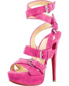 Christian Louboutin Toutenkaboucle Buckle Sandal - Lyst