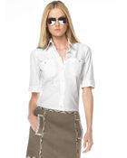 Michael Kors Poplin Shirt - Lyst