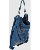Via Repubblica Large Leather Bag - Lyst