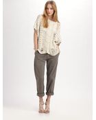 Textile Elizabeth And James Pullover Sweater Top - Lyst