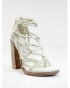 Alexander Wang Suede & Leather Knotted Sandals - Lyst