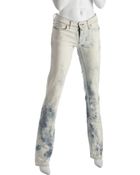 Diesel Acid Wash Liv Slim Straight Leg Jeans - Lyst