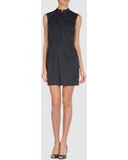 Jil Sander Short Dress - Lyst
